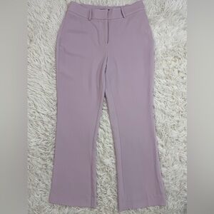 1.STATE- Lavender Dress Pants High waisted kick & flare Lightweight Size 4🌸